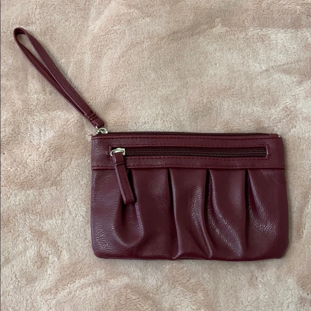 Maroon wristlet